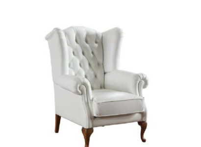 Chesterfield Sessel Vollleder Klassische Fernsehsessel Ohrensessel CL-FOTEL